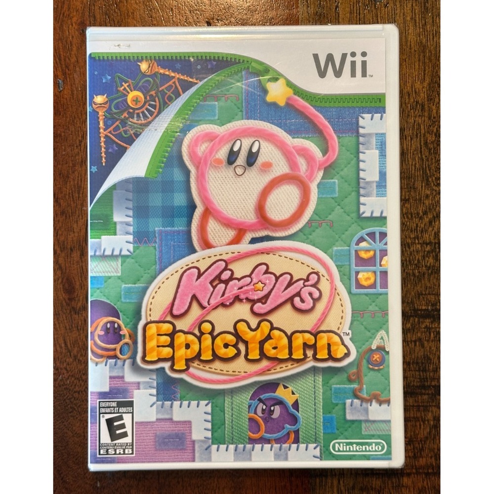 Kirbys Epic Yarn - Nintendo Wii Brand New Sealed!